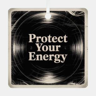 Schütze deine Energie Ornament Aus Metall