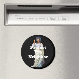 Schütze deinen Nachbarn Magnet