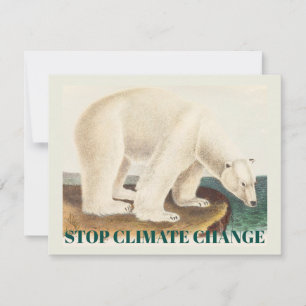 Schütze den Eisbären Klimawandel Kunst