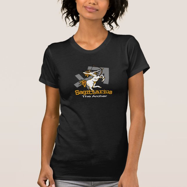 Schütze Der Archer-Zodiakastrologie-T - Shirt (Vorderseite)