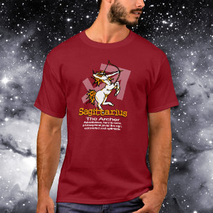 Schütze der Bogenschütze-Tierkreisastrologie-T - T-Shirt