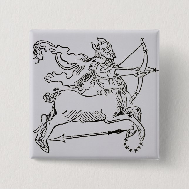 Schütze (der Zentaur) eine Illustration von Button (Vorderseite)