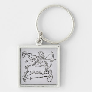 Schütze (der Zentaur) eine Illustration von Schlüsselanhänger