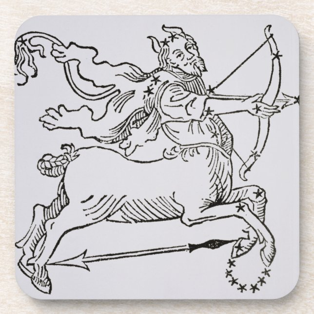 Schütze (der Zentaur) eine Illustration von Untersetzer (Vorderseite)