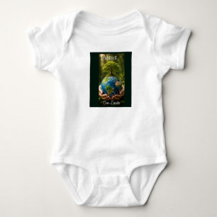 Schütze die Erde für mich Baby Strampler