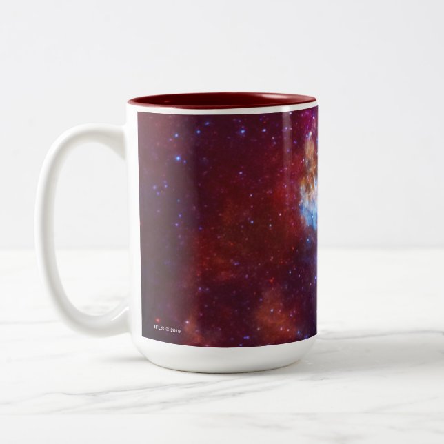 Schütze ein Milchstraße-Galaxie-Bild Zweifarbige Tasse (Links)