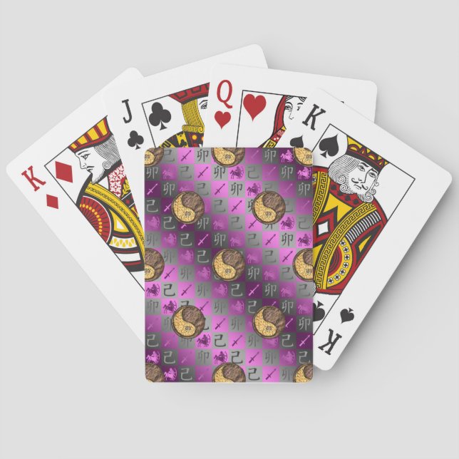 Schütze & Erde Kaninchen Spielkarten (Rückseite)
