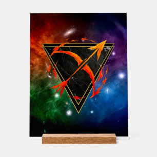 Schütze Galaxie Zodiak Acrylschild