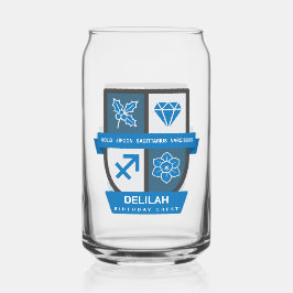 Schütze Geburtstags-Emblem™ 1.-21. Dezember Dosenglas