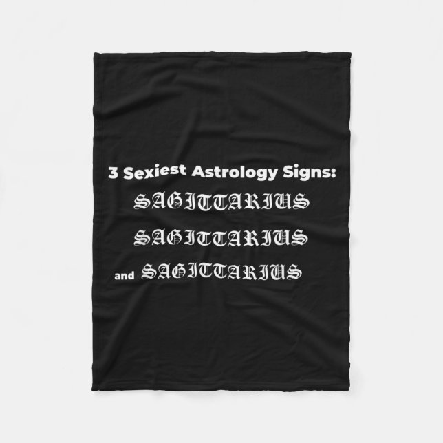 Schütze Geburtstagszitate _Schütze Astrologie Fleecedecke (Vorderseite)