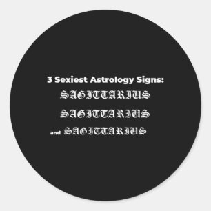 Schütze-Geburtstagszitate _Schütze Astrologie Runder Aufkleber