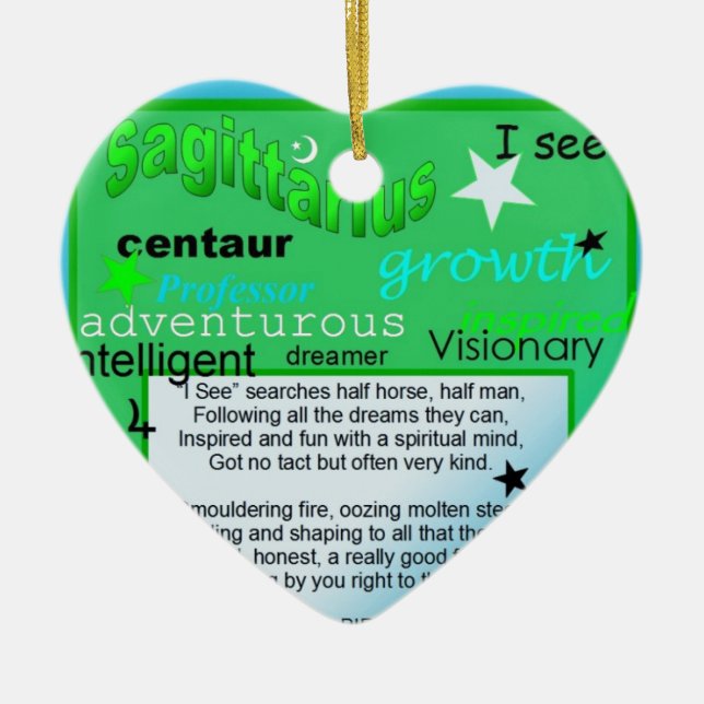 SCHÜTZE-GRUSS KERAMIK ORNAMENT (Vorne)