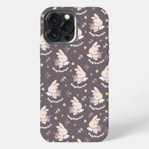 Schütze-Hasen-Muster: Liebes kosmischer Tanz II iPhone 13 Pro Max Hülle