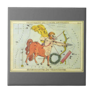 Schütze, Historisches Sternbild Urania's Spiegel Fliese