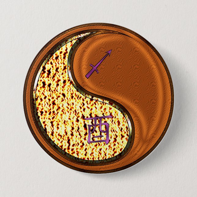 Schütze & Holz Hahn Button (Vorderseite)