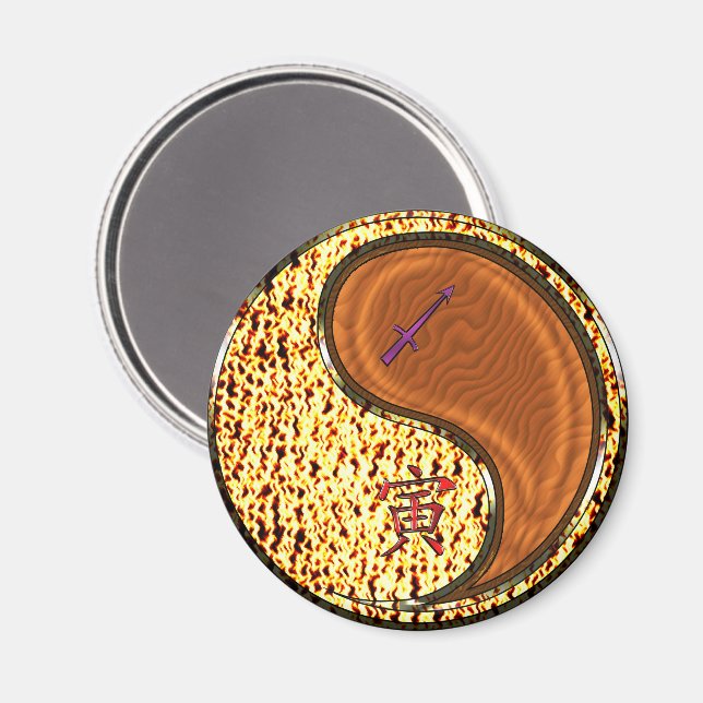 Schütze & Holz Tiger Magnet (Vorderseite/Rückseite)