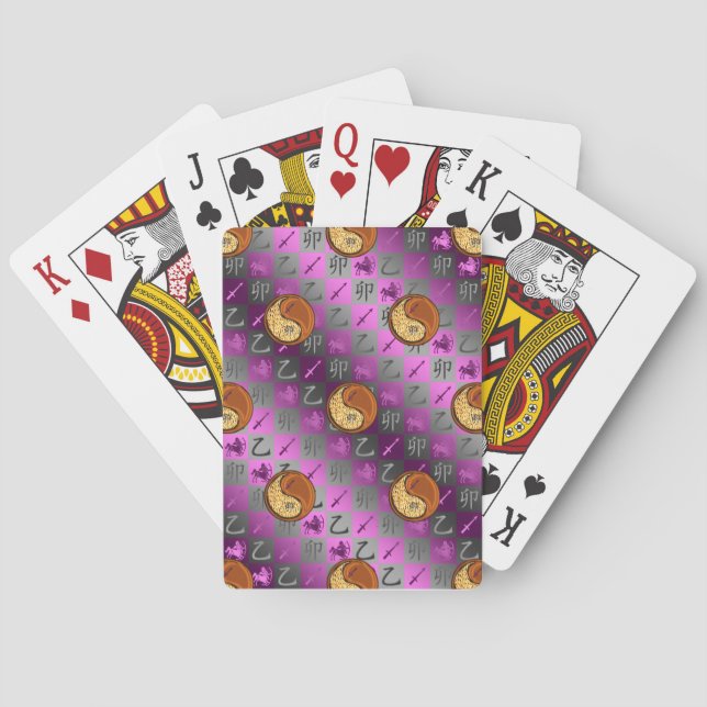 Schütze & Holzkaninchen Spielkarten (Rückseite)