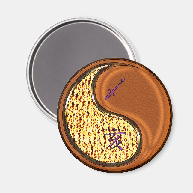 Schütze & Holzschwein Magnet (Vorderseite/Rückseite)