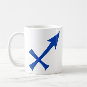 Schütze in Blau Kaffeetasse