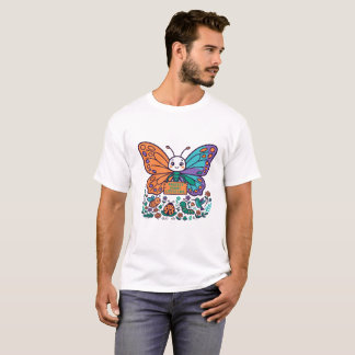 Schütze jedes kleine Leben Süßer Schmetterling Nat T-Shirt