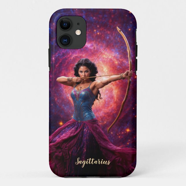 Schütze - Kosmischer Bogenschütze- iPhone/iPad-Geh Case-Mate iPhone Hülle (Rückseite)