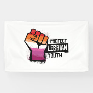 Schütze lesbische Jugend Banner