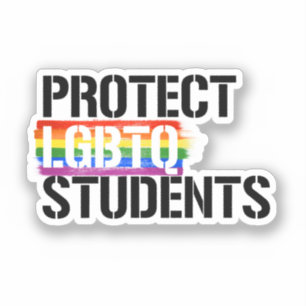 Schütze LGBTQ-Schüler Aufkleber