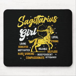 Schütze Mädchen Königin Frau November Geburtstag  Mousepad