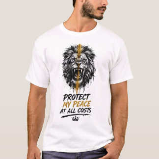Schütze meinen Frieden um jeden Preis – Starker Lö T-Shirt