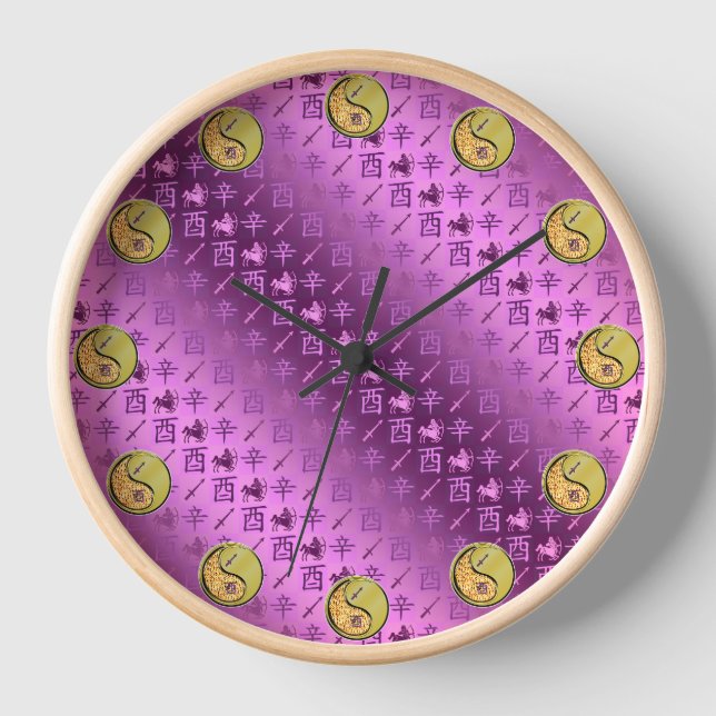 Schütze & Metallhahn Uhr (Vorderseite)