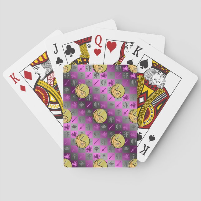 Schütze & Metallkaninchen Spielkarten (Rückseite)