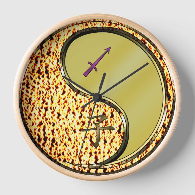 Schütze & Metallratte Uhr (Vorderseite)