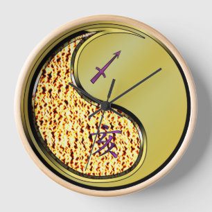 Schütze & Metallschwein Uhr