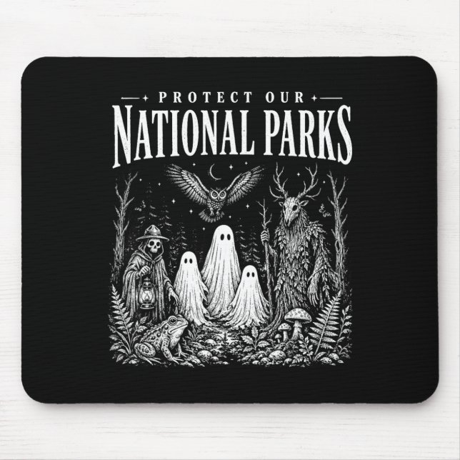 Schütze Nationalparks oder suche Hinterhof heim Mousepad (Vorne)