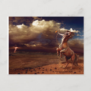 Schütze - Postkarte