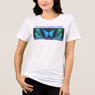 Schütze & Respektiere Das Heilige Weibliche Erwach Tri-Blend Shirt