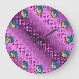 Schütze & Wasserhahn Große Wanduhr