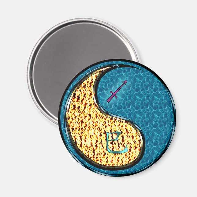 Schütze & Wasserschlange Magnet (Vorderseite/Rückseite)