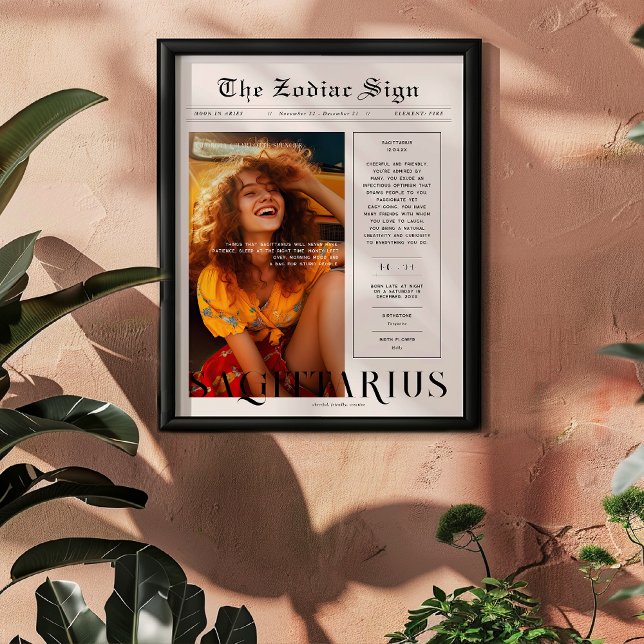 Schütze | Zodiac Astrology Foto Newspapier Poster (Von Creator hochgeladen)