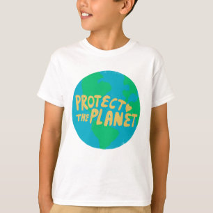 SCHÜTZEN DER PLANET RETTE ERDE Öko Grün T-Shirt