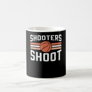 Schützen schießen Ball   Basketball-Design Kaffeetasse