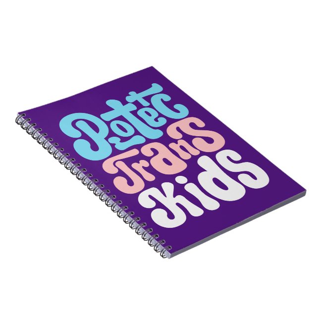 Schützen Sie das Trans Kids Foto Notebook Notizblock (Rechte Seite)