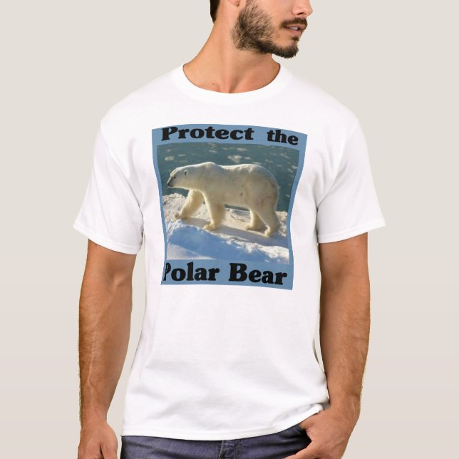 Schützen Sie den Polarbär T-Shirt (Vorderseite)