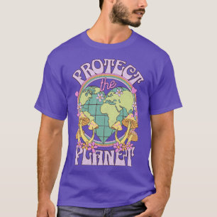 Schützen Sie den Retro Earth Day T-Shirt