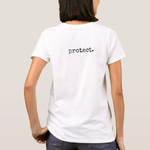 Schützen Sie den T - Shirt unserer Planeten-Fraue