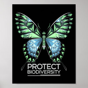 Schützen Sie die Artenvielfalt Naturliebhaber Tag Poster