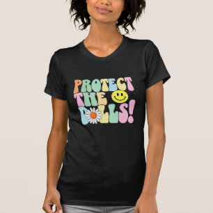 Schützen Sie die Dollars - kühne feministische Erm T-Shirt