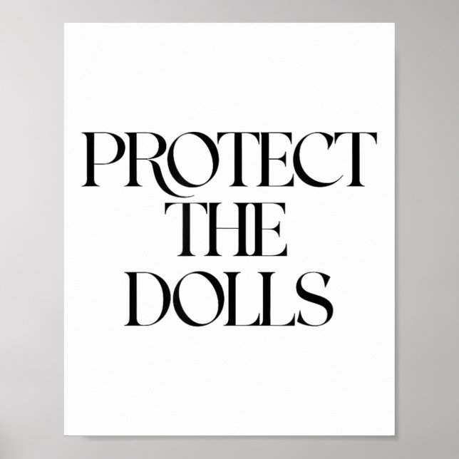 Schützen Sie die Dollars Poster (Vorne)