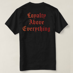 Schützen Sie die Familie Taschenformat-Logo Orange T-Shirt