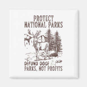 Schützen Sie die nationalen Parks entschädigen Dog Magnet